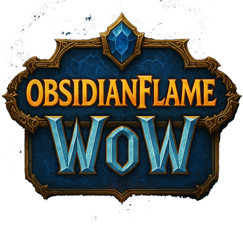 ObsidianFlame WoW Logo